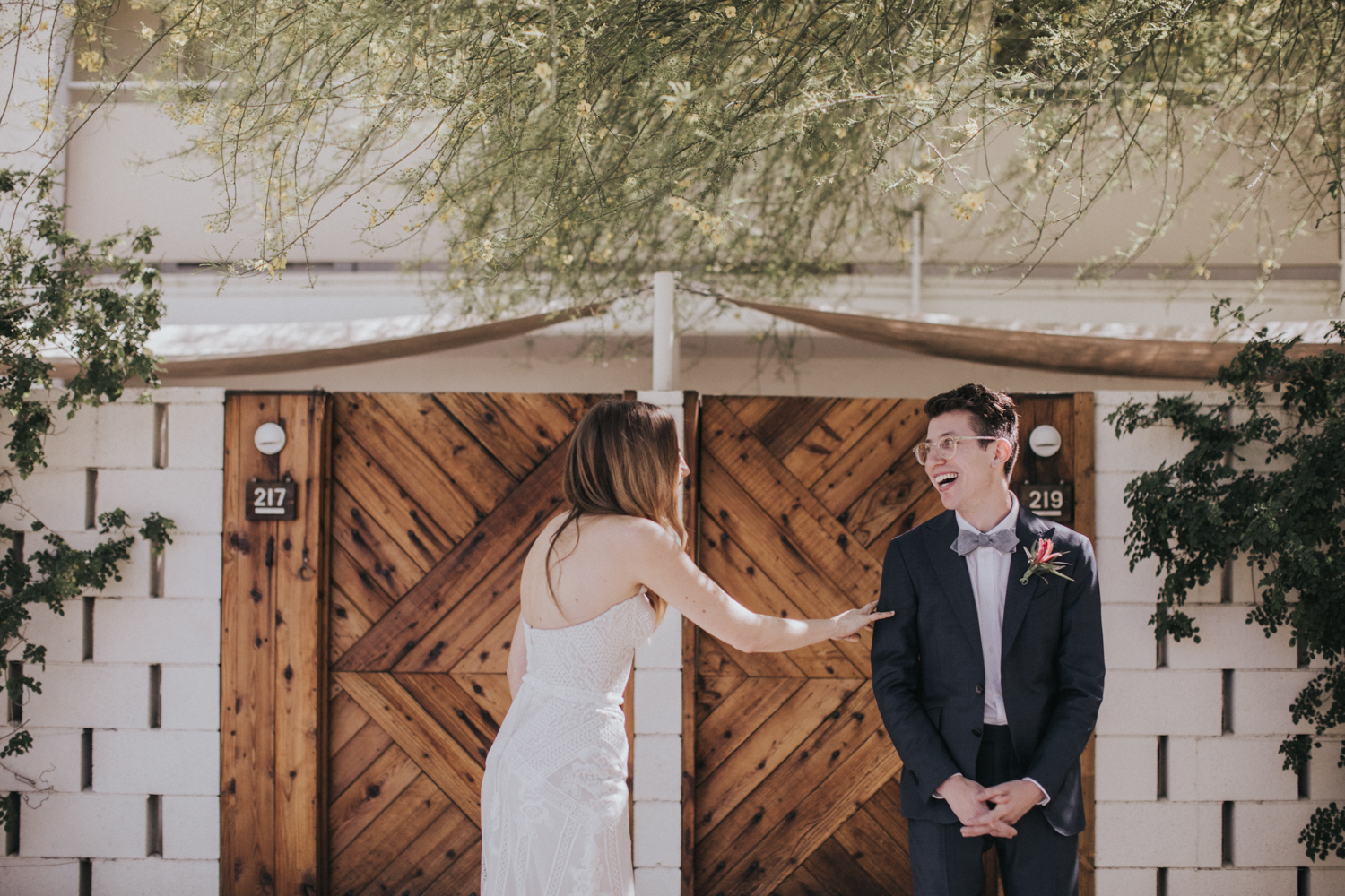 Lulu Sam S Eclectic Palm Springs Wedding At The Ace Hotel Kindred Weddings